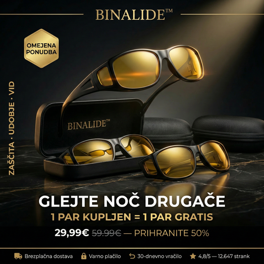 Binalide™ - Poslovite se od agresivnih žarometov